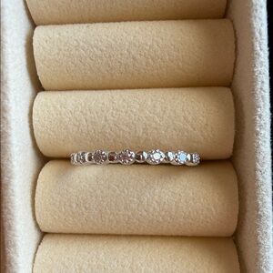 Elegant Sterling Silver Stacking Ring for Women